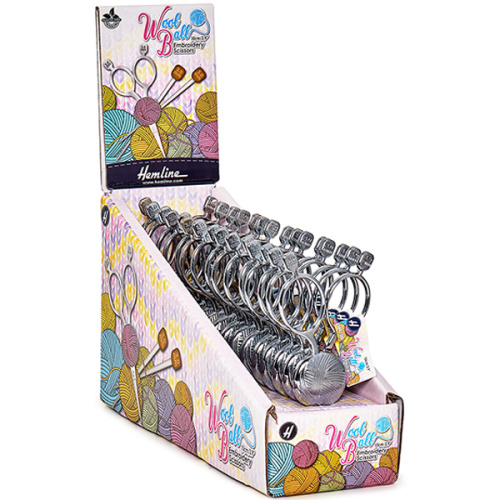 картинка HEMLINE Наборы ножниц в картонном цветном дисплее/Набор/15шт/36шт от магазина Рукодельница