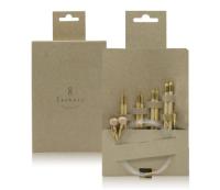 Seeknit Набор круговых разъёмных спиц Shirotake Set M 10см №3.5-5 мм, KA Seeknit (арт.58554)