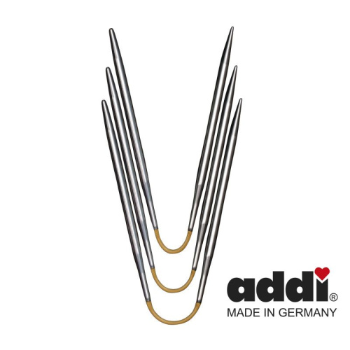 картинка ADDI Спицы чулочные гибкие addiCraSyTrio, супергладкие (арт.160-2) от магазина Рукодельница