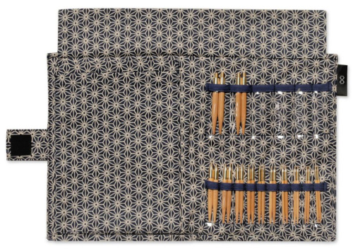 Seeknit Набор укороченных разъёмных бамбуковых спиц Koshitsu SHORT Set  5см 12пар (арт.58906-11)