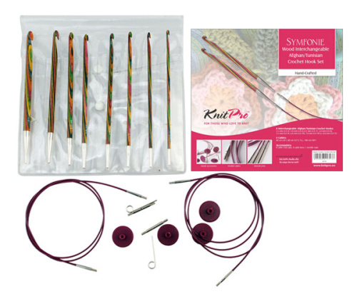 картинка KnitPro Набор съемных тунисских крючков "Symfonie", KnitPro (арт.20735) от магазина Рукодельница