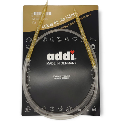 картинка ADDI Спицы круговые,с гибкой леской,пластик (арт.405-7) от магазина Рукодельница