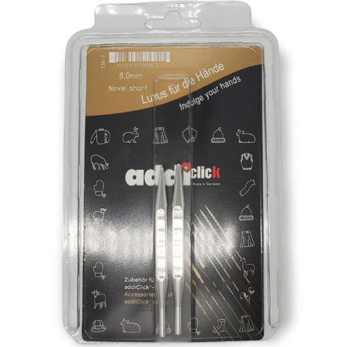 картинка ADDI Дополнительные спицы с квадратным кончиком к addiClick Novel Short 2 шт (арт.736-7) от магазина Рукодельница