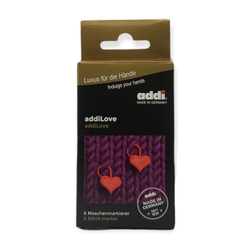 картинка ADDI Набор маркировщиков петель addiLove 6шт-в блистере (арт.407-2) от магазина Рукодельница