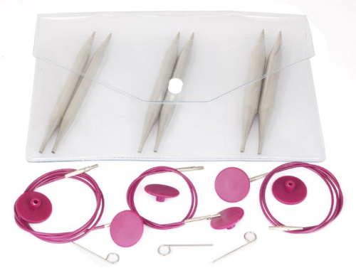 KnitPro Набор "Chunky Set" съемных спиц "Nova Metal", KnitPro (арт.10603)