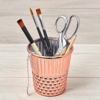 картинка HEMLINE Стакан-органайзер"Напёрсток"для швейных аксессуаров/5шт в картонной коробке от магазина Рукодельница