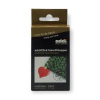 картинка ADDI Наконечник для спиц в виде фирменного сердечка addiClick HeartStopper 2шт-в блистере (арт.699-2) от магазина Рукодельница