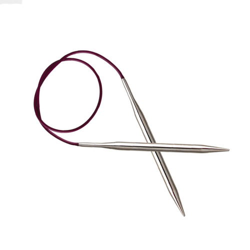 картинка KnitPro Спицы круговые "Nova Metal" ,40см, никелированная латунь от магазина Рукодельница