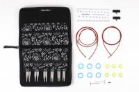 ChiaoGoo Набор круговые спицы Twist/Красная леска/ 5" 13cm Large (арт.7500-L)