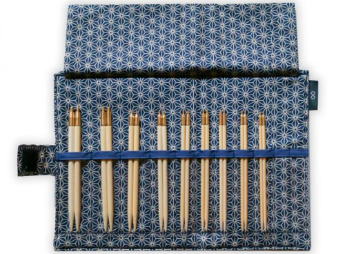 Seeknit Набор разъёмных бамбуковых спиц Shirotake ML Set 8 пар 12.5см (арт.57828-01)