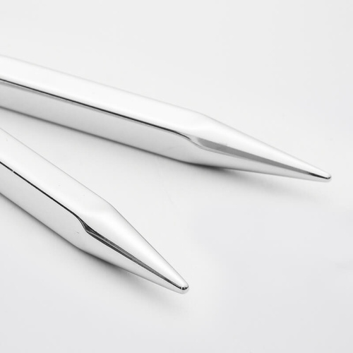 картинка KnitPro Спицы съемные "Nova cubics" для длины тросика 28-126см, хромированная латунь от магазина Рукодельница