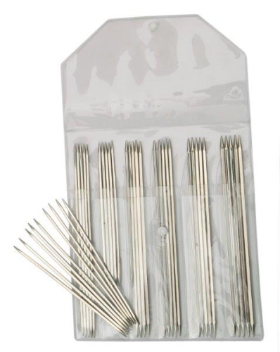 картинка KnitPro Набор чулочных спиц длиной 15см "Nova cubics", KnitPro (арт.12362) от магазина Рукодельница