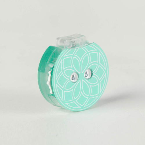 картинка KnitPro Счетчик рядов в мешочке "Mindful", пластик, бирюзовый, KnitPro (арт.36648) от магазина Рукодельница