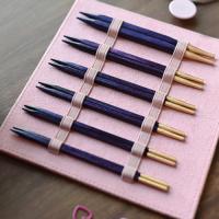 KnitPro Набор съемных спиц "J'adore", дерево, лавандовый, 6 видов спиц в наборе (арт.25650)