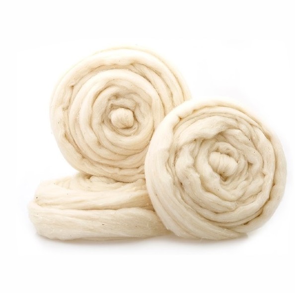 Троицкая пряжа Сливер из тонкой шерсти