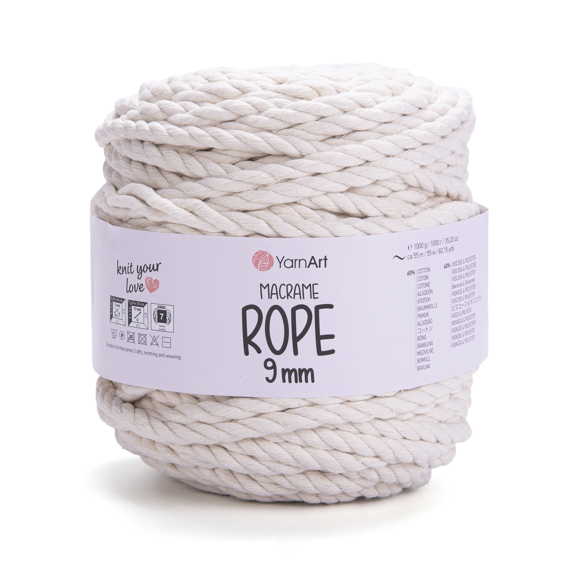 YarnArt Macrame Rope 9mm