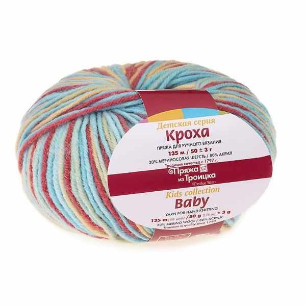 Троицкая пряжа Кроха print